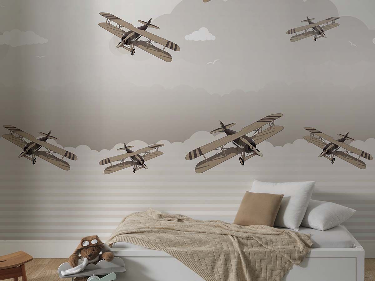 Painel de Parede Kids Avião