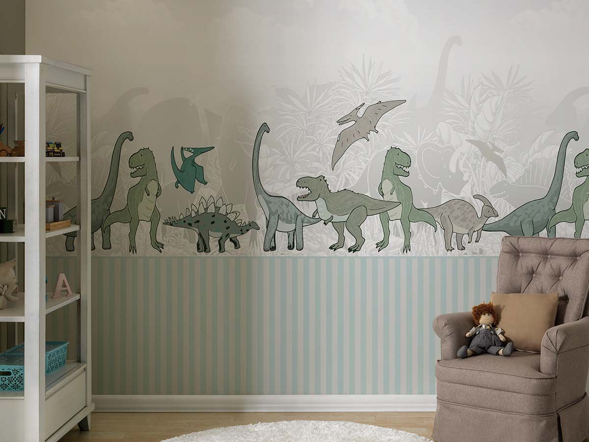 Painel de Parede Kids Jurassic