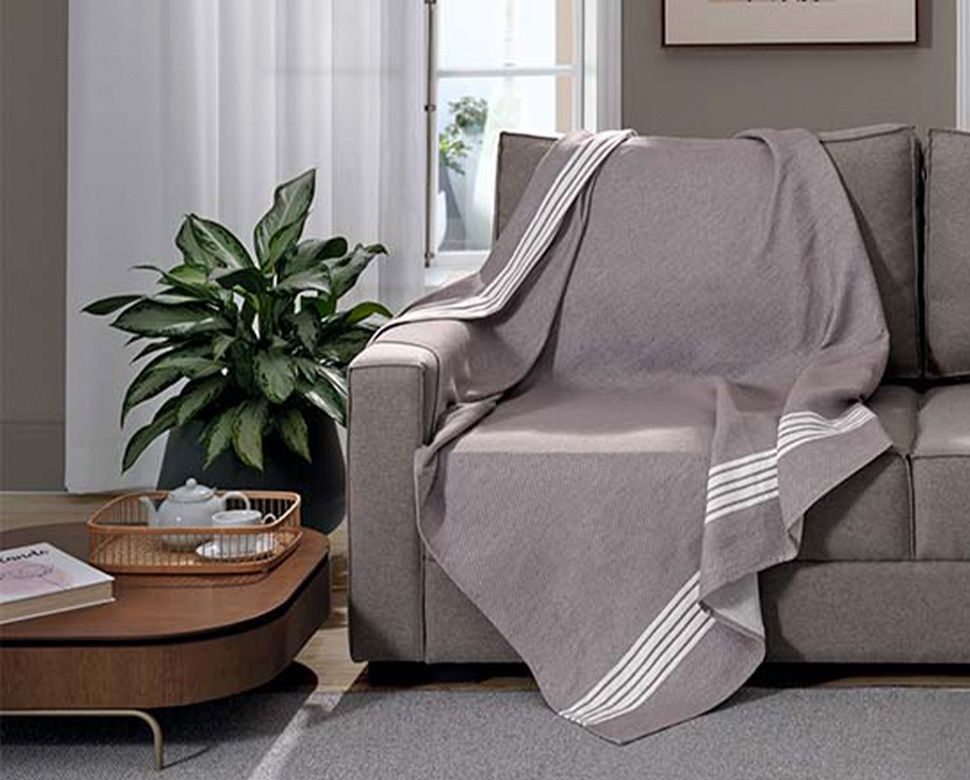 MANTA JACQUARD NATURE ECO | CLASSY 1221 BEGE DUNA